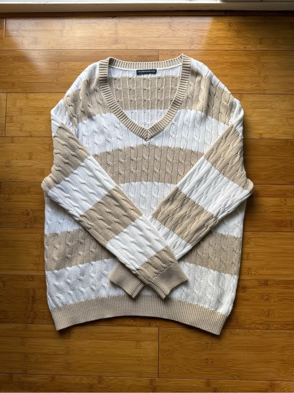 Brandy Melville Cable Knit Sweater